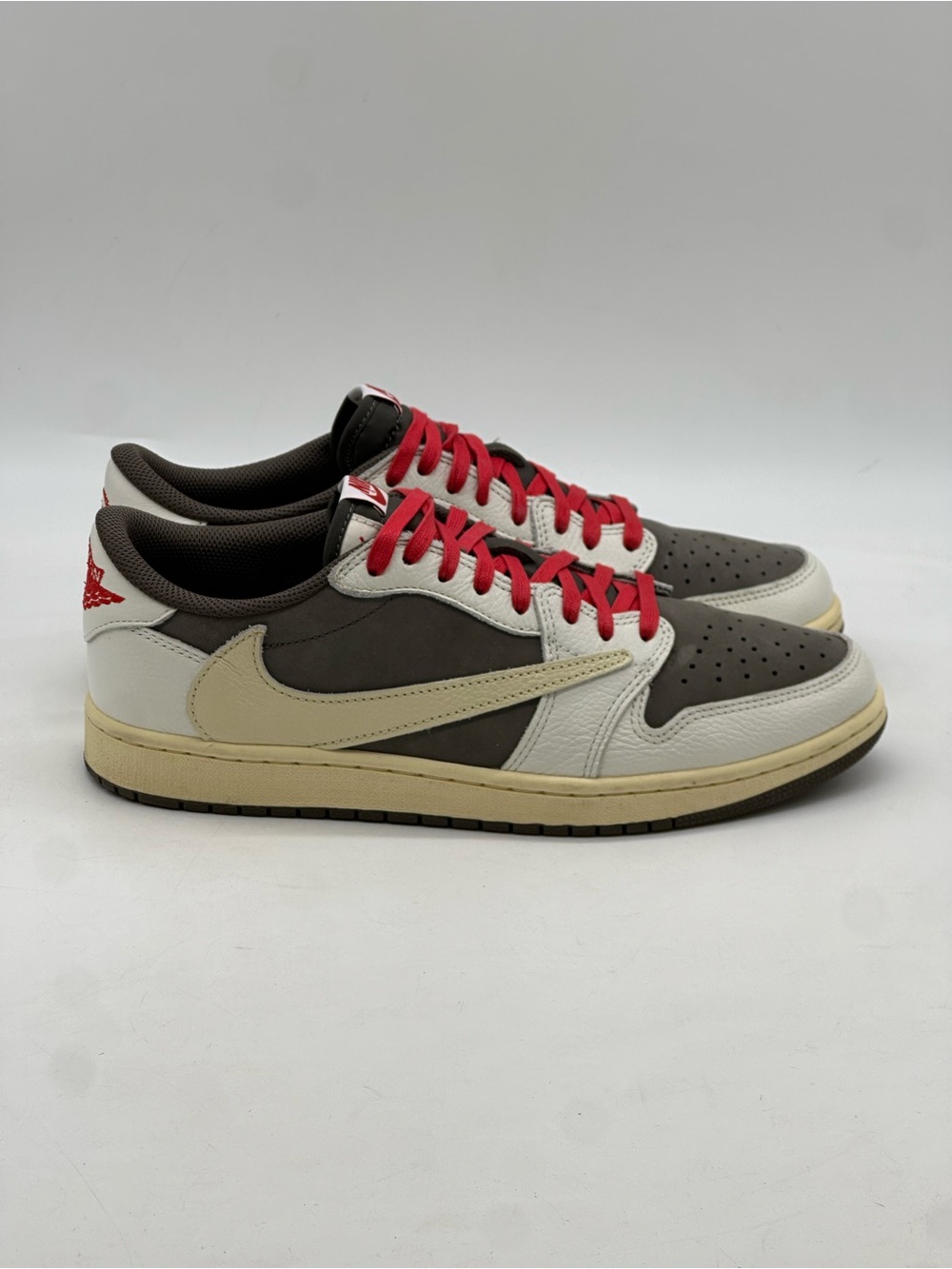 Nike Air Jordan 1 Low OG x Travis Scott “Reverse Mocha” Sneakers. Size 10.5